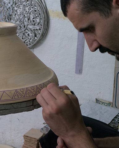 artisan in morocco