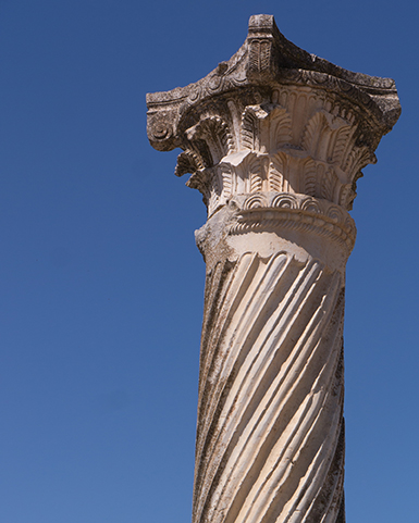 beautiful roman architecture in morocco